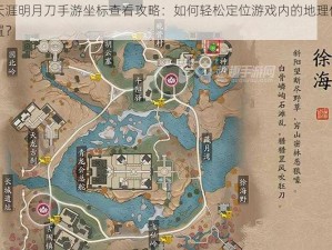 天涯明月刀手游坐标查看攻略：如何轻松定位游戏内的地理位置？