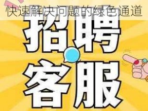 客服的特殊待遇 2：畅享快速解决问题的绿色通道