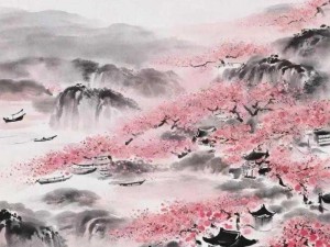 桃花深处水潺潺,桃花深处水潺潺，世外桃源寻宁静