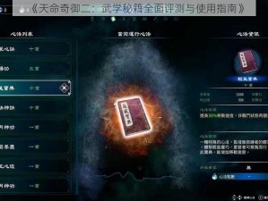 《天命奇御二：武学秘籍全面评测与使用指南》