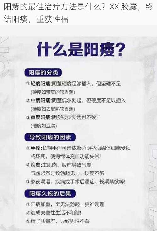 阳瘘的最佳治疗方法是什么？XX 胶囊，终结阳瘘，重获性福