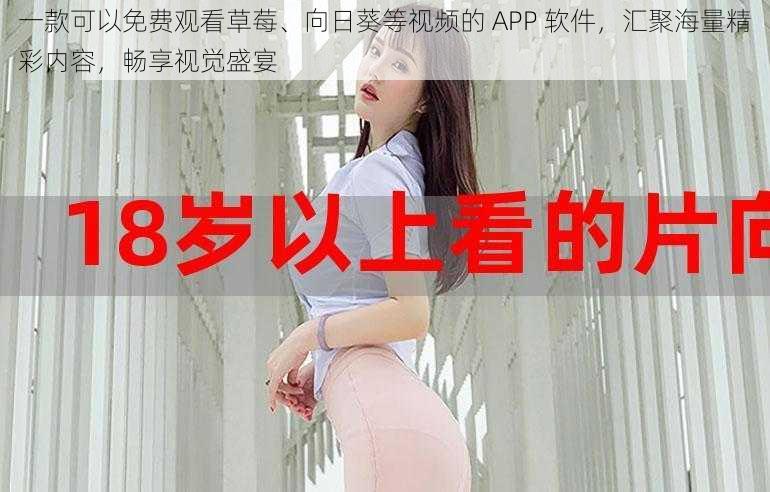 一款可以免费观看草莓、向日葵等视频的 APP 软件，汇聚海量精彩内容，畅享视觉盛宴