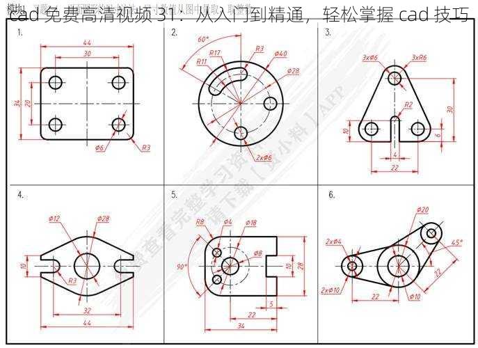 cad 免费高清视频 31：从入门到精通，轻松掌握 cad 技巧