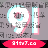 苹果91轻量版官网ios、如何下载苹果 91 轻量版官网 ios 版本？