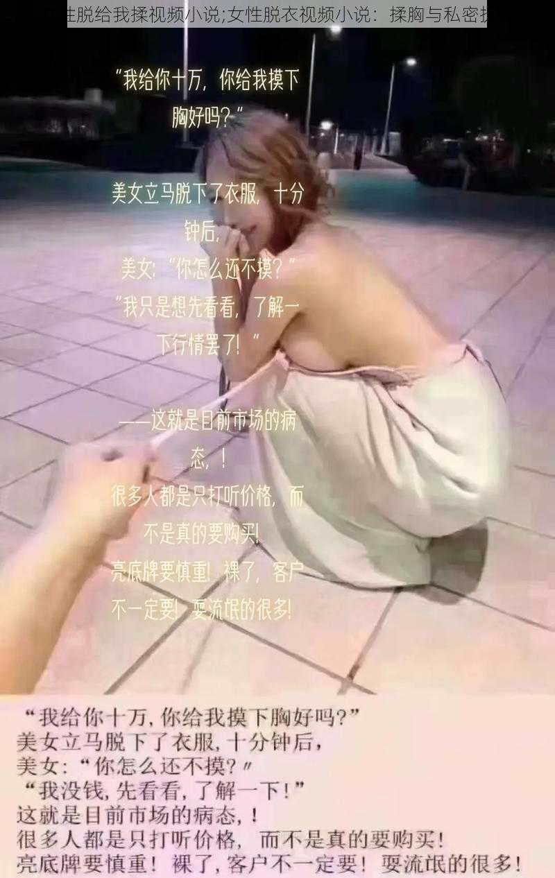 女性脱给我揉视频小说;女性脱衣视频小说：揉胸与私密抚摸