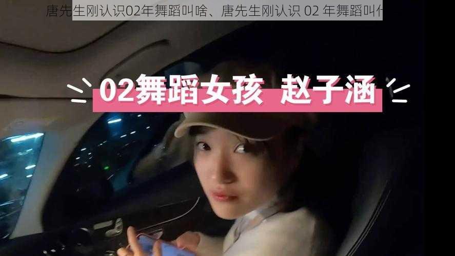 唐先生刚认识02年舞蹈叫啥、唐先生刚认识 02 年舞蹈叫什么？