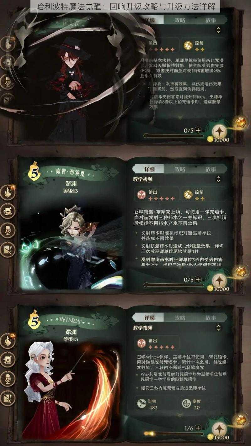 哈利波特魔法觉醒：回响升级攻略与升级方法详解