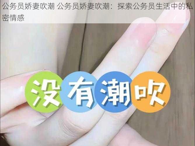 公务员娇妻吹潮 公务员娇妻吹潮：探索公务员生活中的私密情感