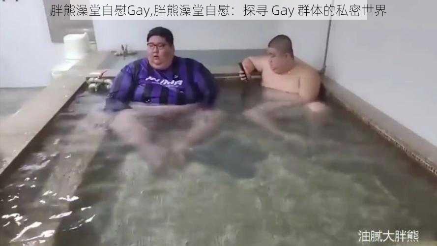 胖熊澡堂自慰Gay,胖熊澡堂自慰：探寻 Gay 群体的私密世界