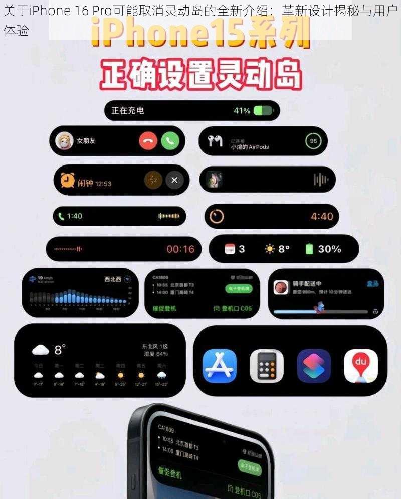 关于iPhone 16 Pro可能取消灵动岛的全新介绍：革新设计揭秘与用户体验