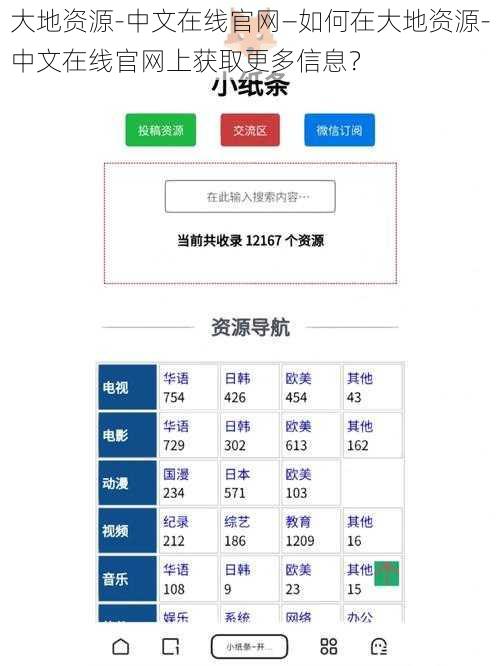 大地资源-中文在线官网—如何在大地资源-中文在线官网上获取更多信息？