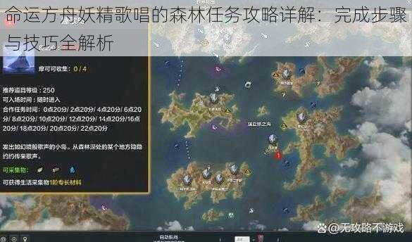 命运方舟妖精歌唱的森林任务攻略详解：完成步骤与技巧全解析