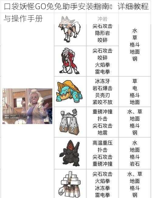 口袋妖怪GO兔兔助手安装指南：详细教程与操作手册