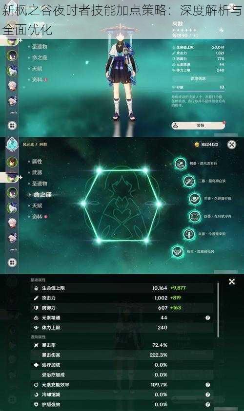 新枫之谷夜时者技能加点策略：深度解析与全面优化
