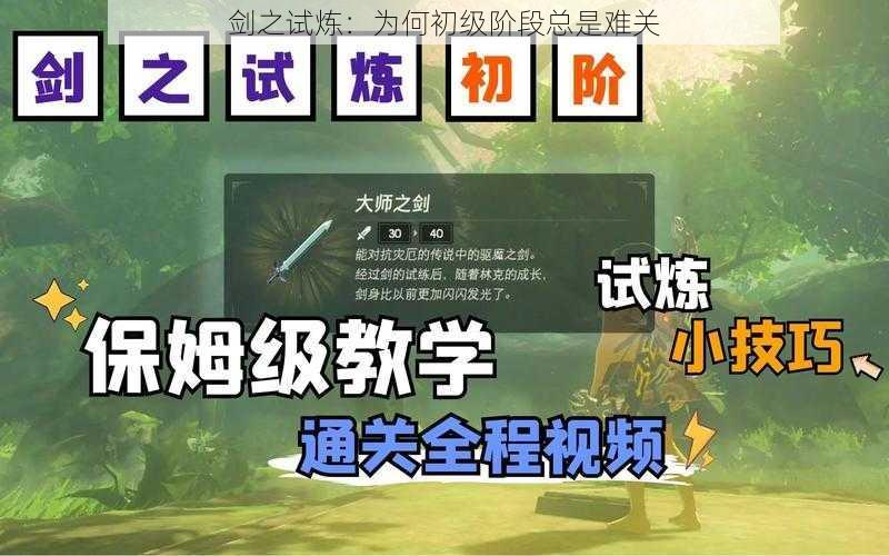 剑之试炼：为何初级阶段总是难关