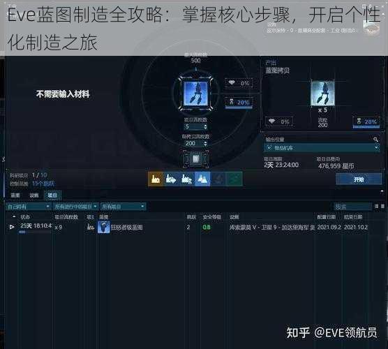 Eve蓝图制造全攻略：掌握核心步骤，开启个性化制造之旅