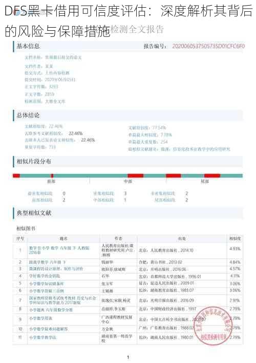 DFS黑卡借用可信度评估：深度解析其背后的风险与保障措施