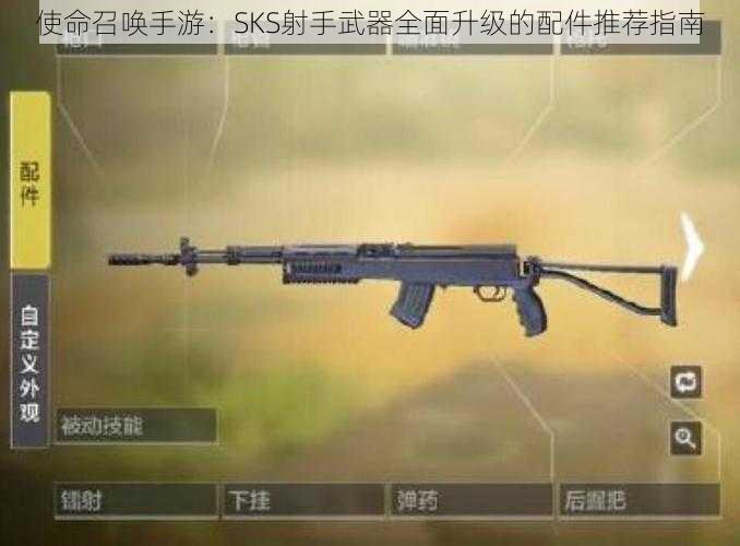 使命召唤手游：SKS射手武器全面升级的配件推荐指南